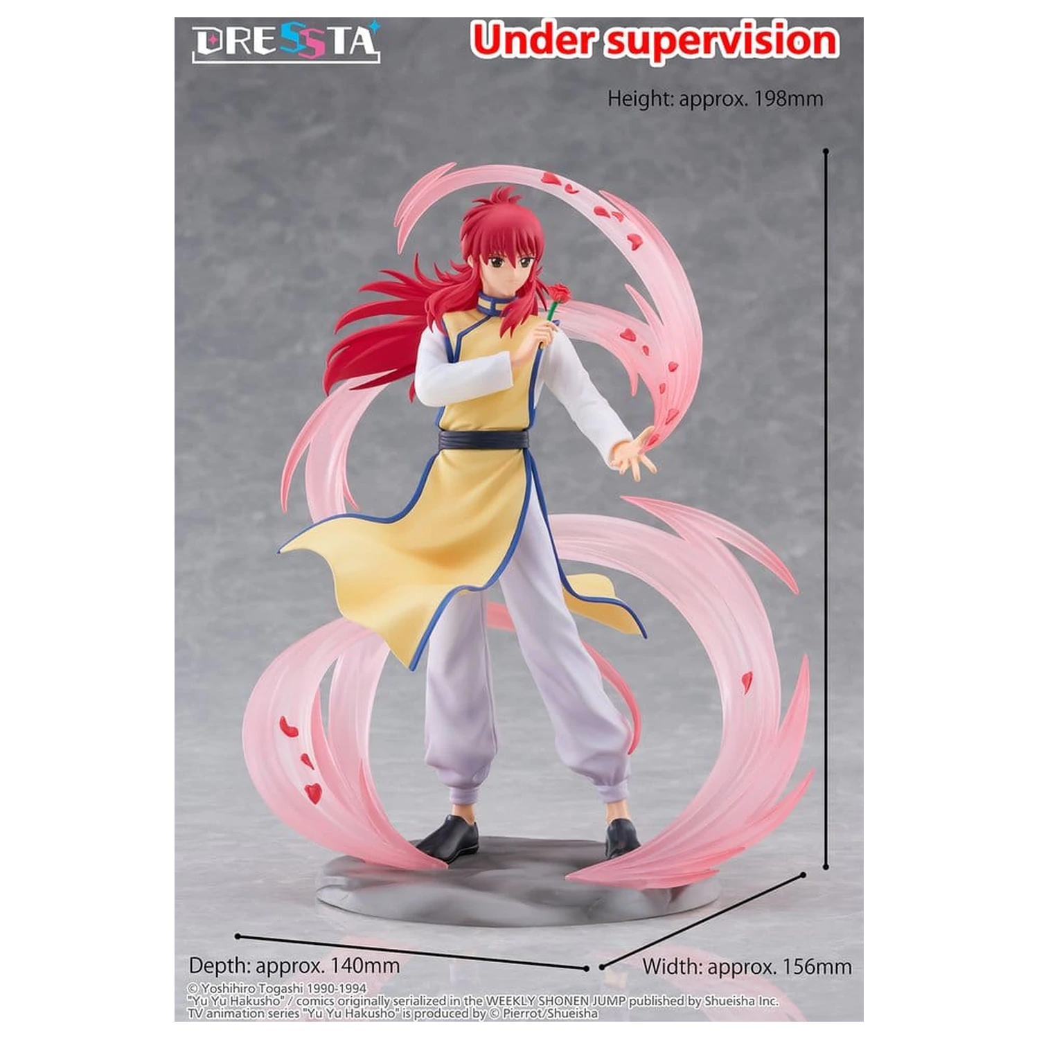 Yu Yu Hakusho Dressta PVC figura Kurama 18 cm fotografija proizvoda