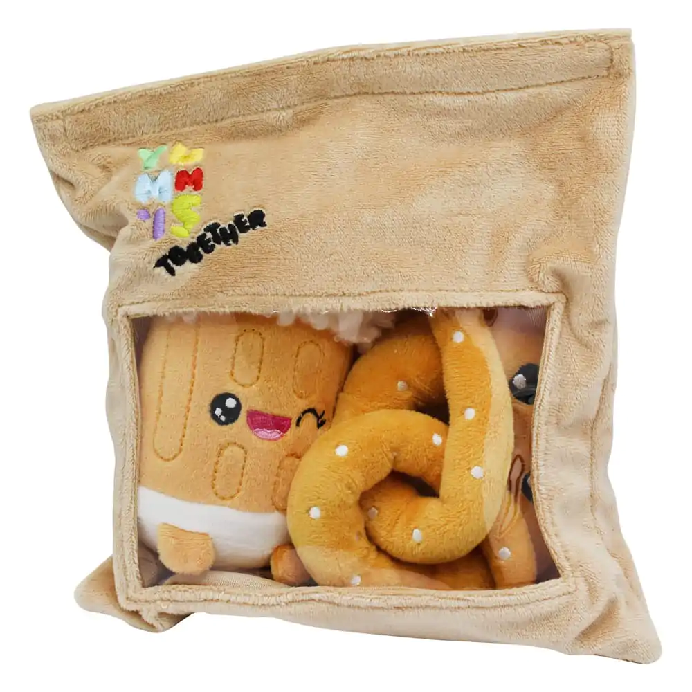 Yummis Together plišane figure 2 paketa perec i pivo u torbi za van 21 cm fotografija proizvoda
