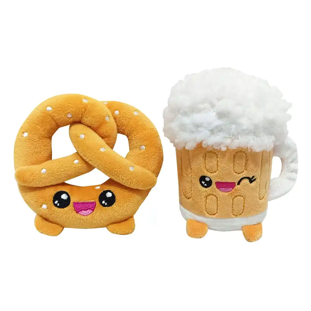 Yummis Together plišane figure 2 paketa perec i pivo u torbi za van 21 cm fotografija proizvoda