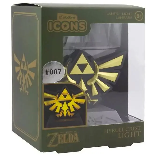 The Legend of Zelda Icon Light Hyrule Crest svjetiljka fotografija proizvoda