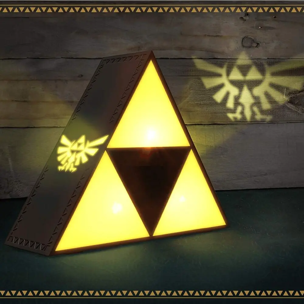 Zelda Triforce svjetlo fotografija proizvoda