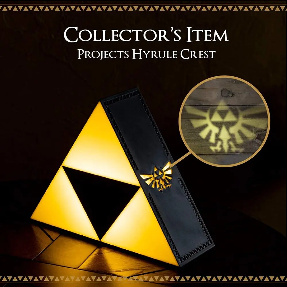 Zelda Triforce svjetlo fotografija proizvoda