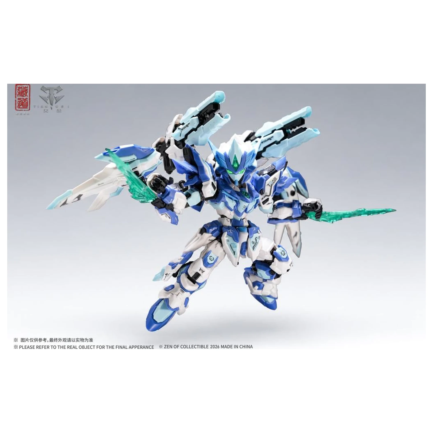 ZEN OF Collectible CD-TGM-01C TGM Tian Fa Blue LE Plastični model 14 cm fotografija proizvoda