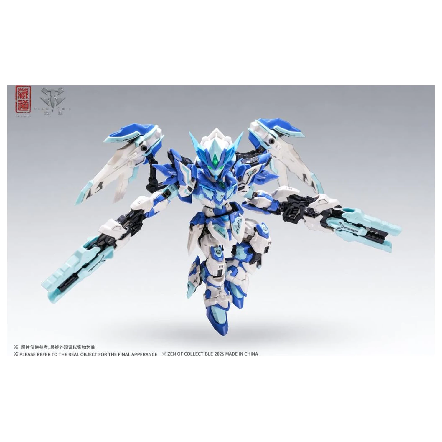 ZEN OF Collectible CD-TGM-01C TGM Tian Fa Blue LE Plastični model 14 cm fotografija proizvoda