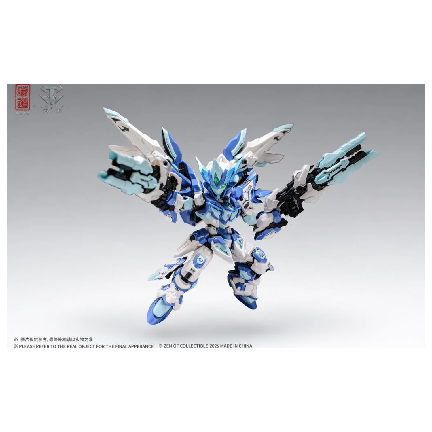 ZEN OF Collectible CD-TGM-01C TGM Tian Fa Blue LE Plastični model 14 cm fotografija proizvoda