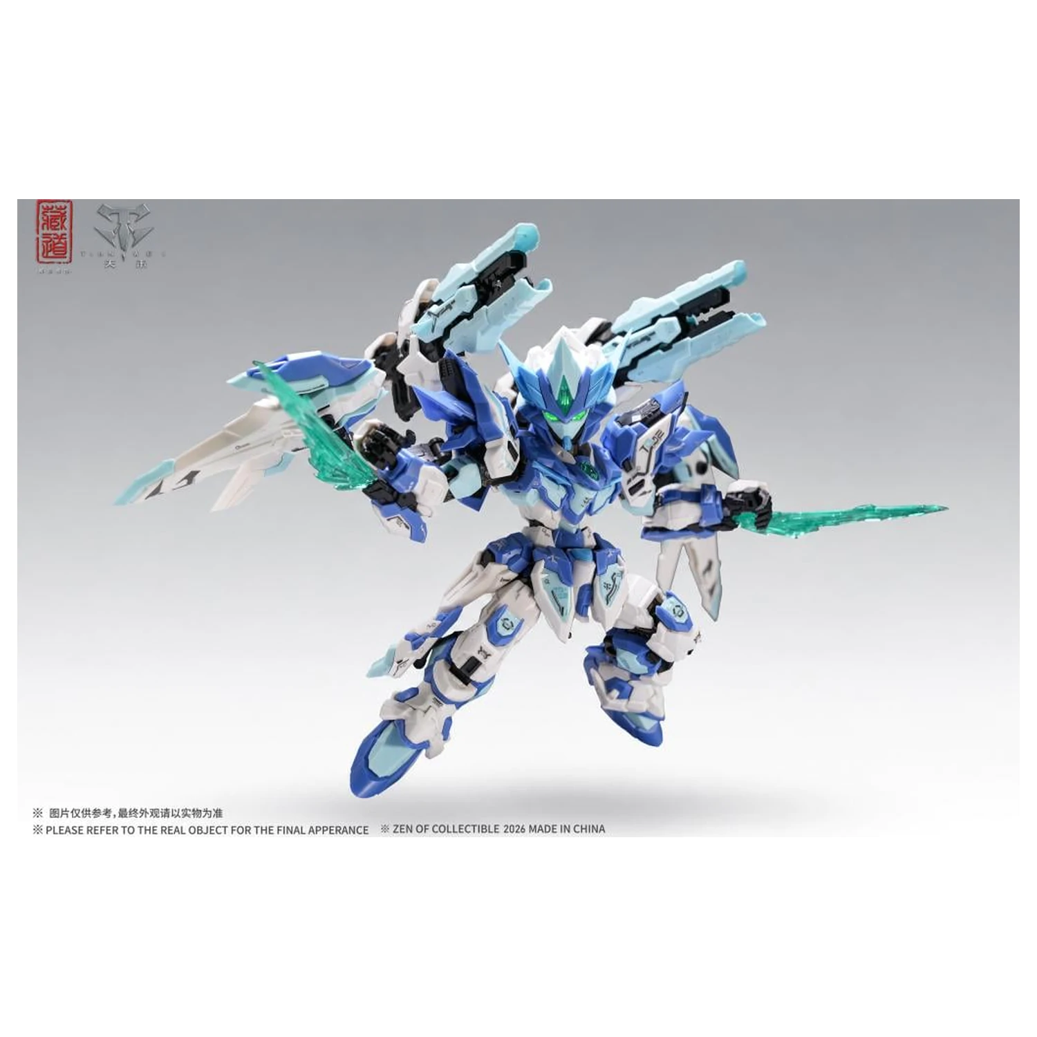 ZEN OF Collectible CD-TGM-01C TGM Tian Fa Blue LE Plastični model 14 cm fotografija proizvoda