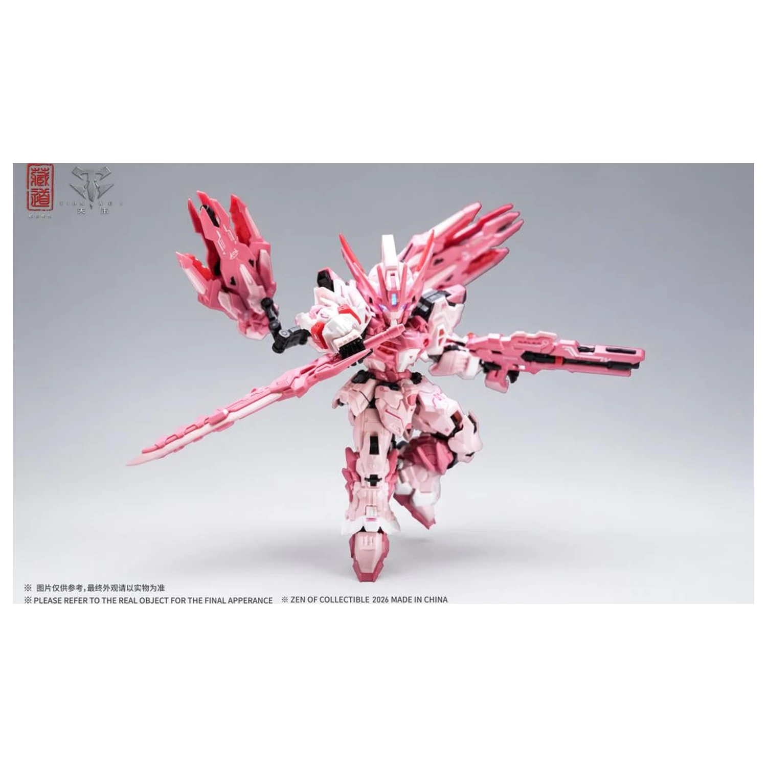 Zen of Collectible CD-TGM-01C TGM Tian Wei Pink LE Plastični model 14 cm fotografija proizvoda