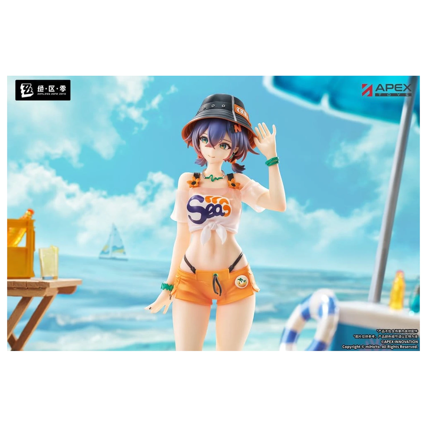 Zenless Zone Zero Limpie Series PVC figura 1/8 Belle Summer Skies Ver. 22 cm fotografija proizvoda