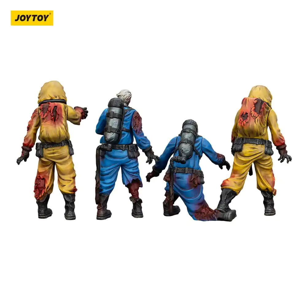 Zombie Dark Source akcijske figure 4-Pack Biochemical Lab Team 8 cm fotografija proizvoda