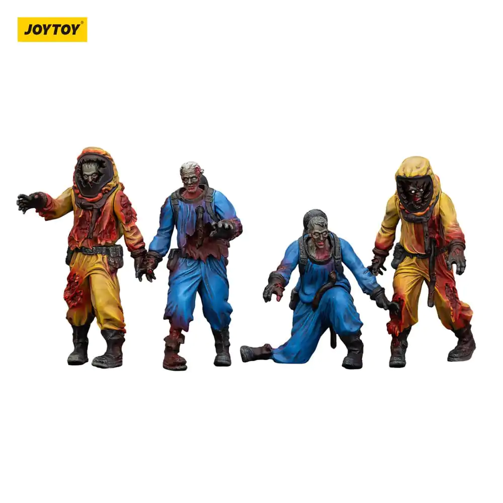 Zombie Dark Source akcijske figure 4-Pack Biochemical Lab Team 8 cm fotografija proizvoda