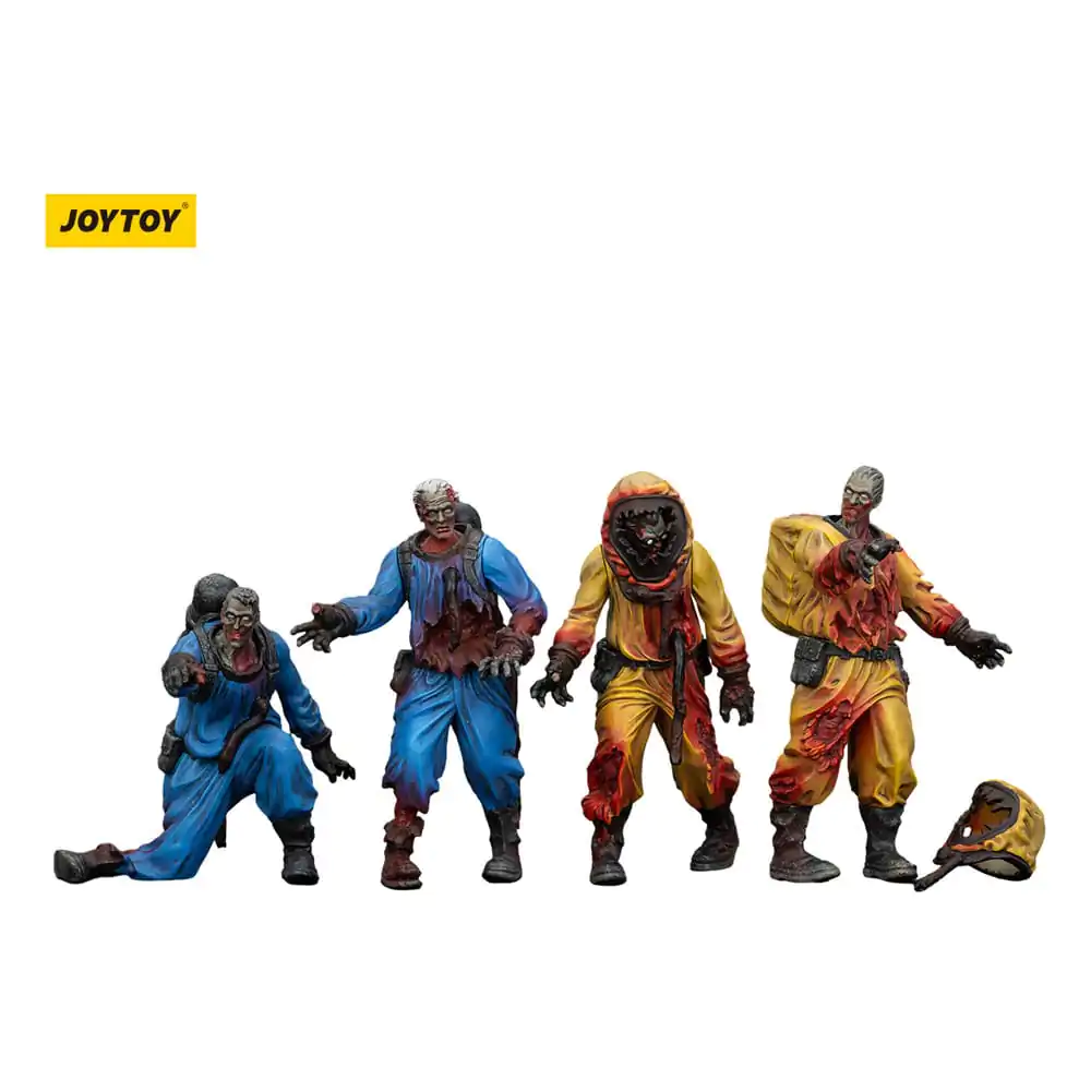Zombie Dark Source akcijske figure 4-Pack Biochemical Lab Team 8 cm fotografija proizvoda