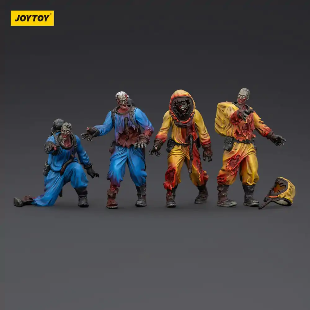 Zombie Dark Source akcijske figure 4-Pack Biochemical Lab Team 8 cm fotografija proizvoda