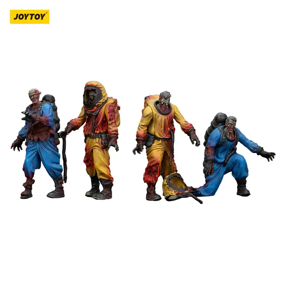 Zombie Dark Source akcijske figure 4-Pack Biochemical Lab Team 8 cm fotografija proizvoda