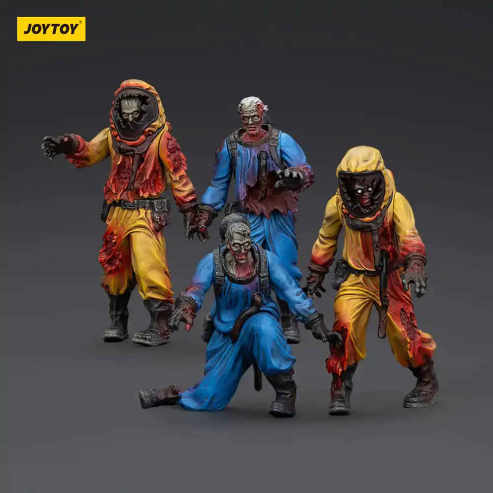 Zombie Dark Source akcijske figure 4-Pack Biochemical Lab Team 8 cm fotografija proizvoda