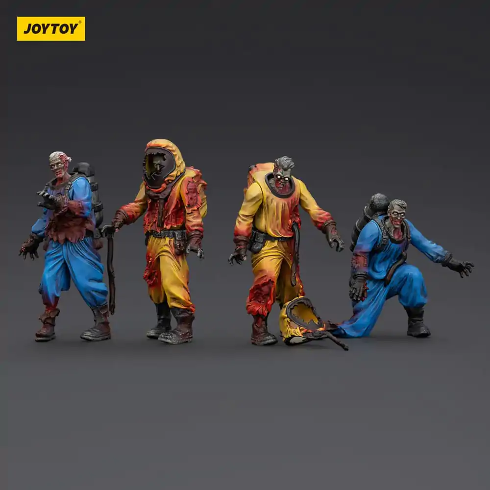 Zombie Dark Source akcijske figure 4-Pack Biochemical Lab Team 8 cm fotografija proizvoda
