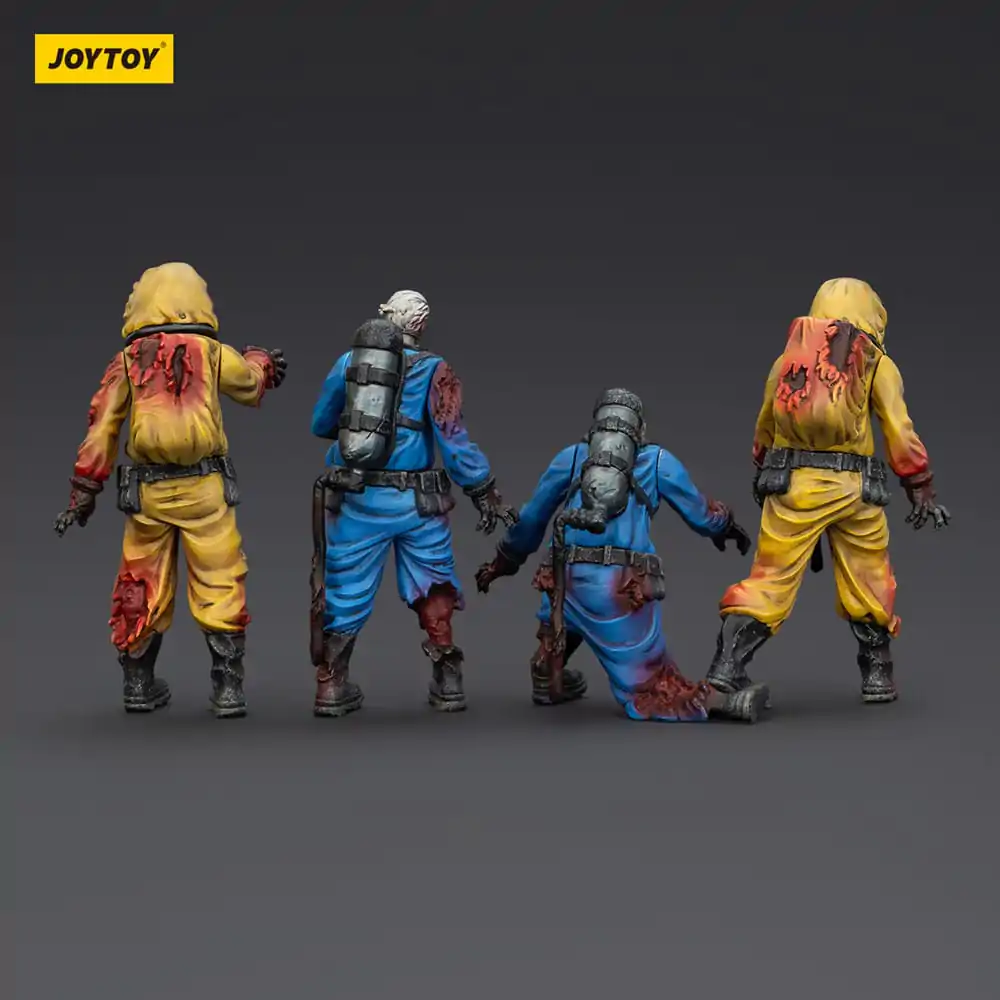Zombie Dark Source akcijske figure 4-Pack Biochemical Lab Team 8 cm fotografija proizvoda