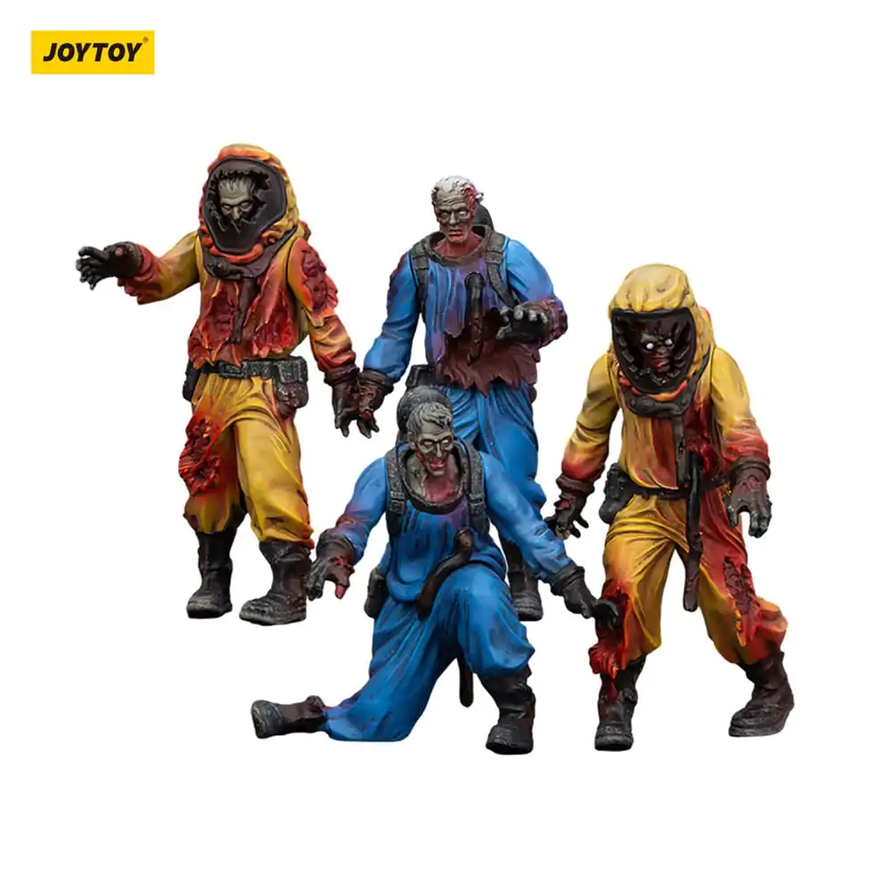 Zombie Dark Source akcijske figure 4-Pack Biochemical Lab Team 8 cm fotografija proizvoda