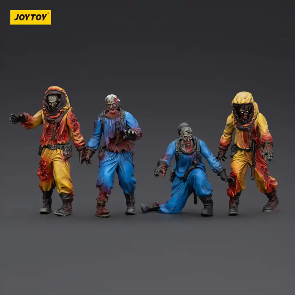 Zombie Dark Source akcijske figure 4-Pack Biochemical Lab Team 8 cm fotografija proizvoda