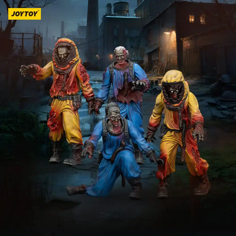 Zombie Dark Source akcijske figure 4-Pack Biochemical Lab Team 8 cm fotografija proizvoda