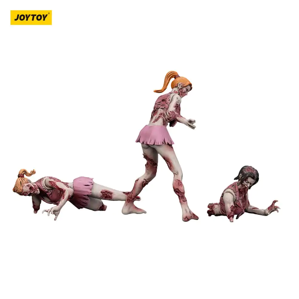 Zombie Dark Source akcijske figure 3-Pack Cheer Leaders 8 cm fotografija proizvoda