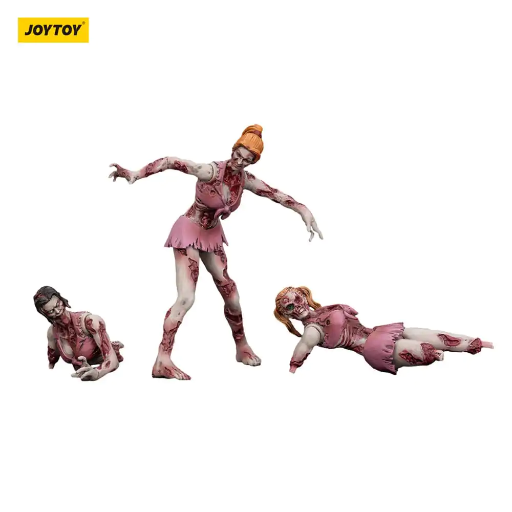 Zombie Dark Source akcijske figure 3-Pack Cheer Leaders 8 cm fotografija proizvoda
