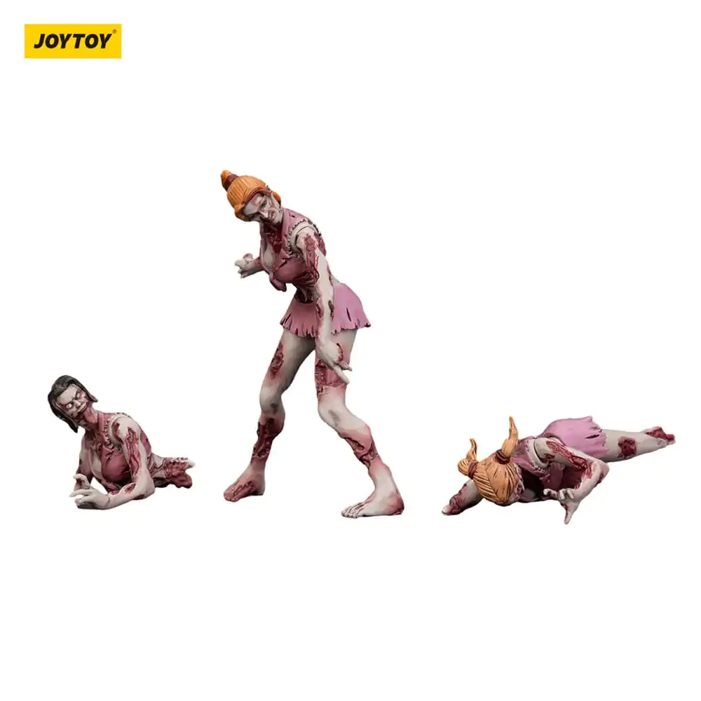 Zombie Dark Source akcijske figure 3-Pack Cheer Leaders 8 cm fotografija proizvoda