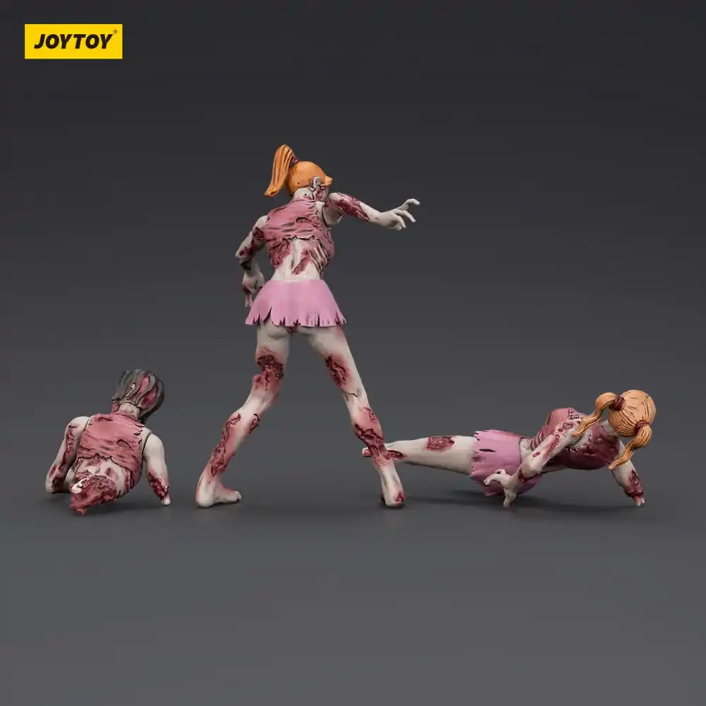 Zombie Dark Source akcijske figure 3-Pack Cheer Leaders 8 cm fotografija proizvoda