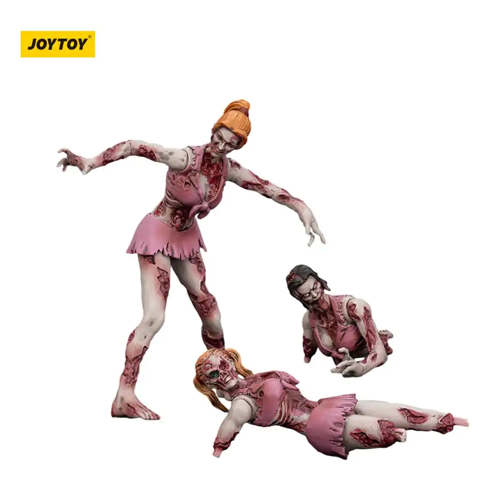 Zombie Dark Source akcijske figure 3-Pack Cheer Leaders 8 cm fotografija proizvoda