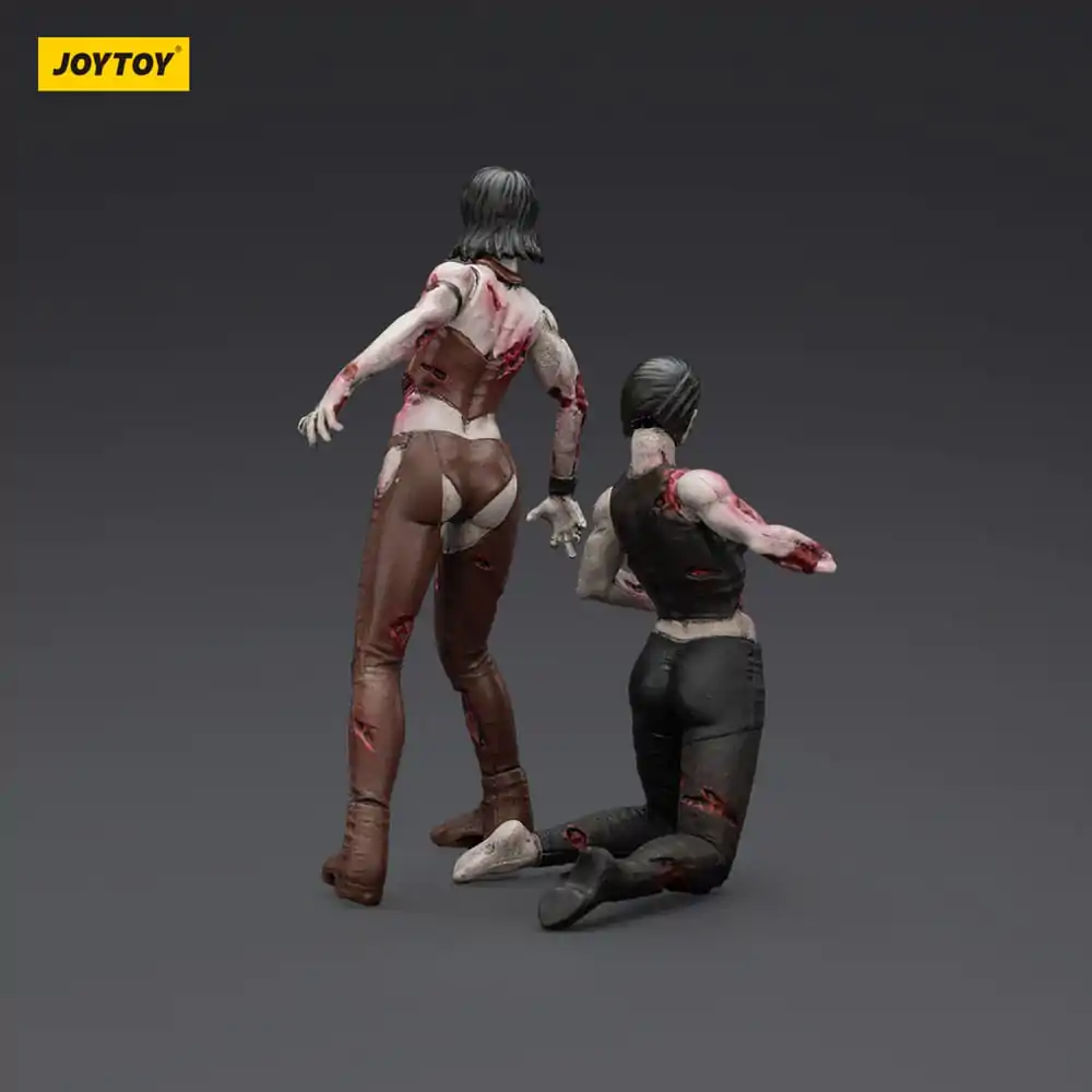 Zombie Dark Source akcijske figure 2-Pack ženski hrvači 8 cm fotografija proizvoda