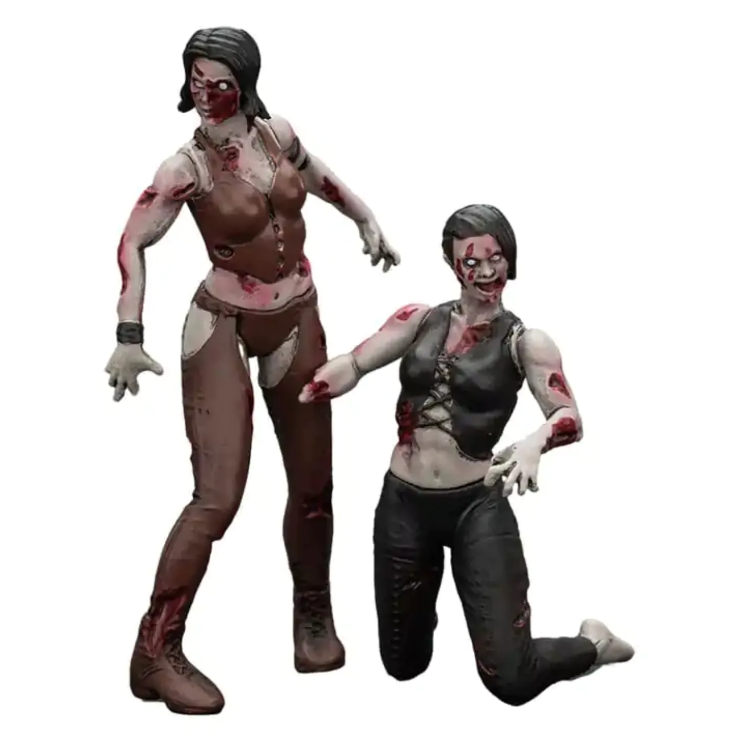 Zombie Dark Source akcijske figure 2-Pack ženski hrvači 8 cm fotografija proizvoda