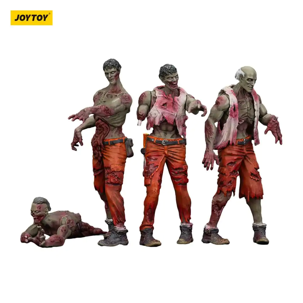 Zombie Dark Source akcijske figure, set od 4 mehaničarski tim 8 cm fotografija proizvoda