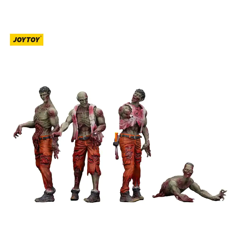 Zombie Dark Source akcijske figure, set od 4 mehaničarski tim 8 cm fotografija proizvoda
