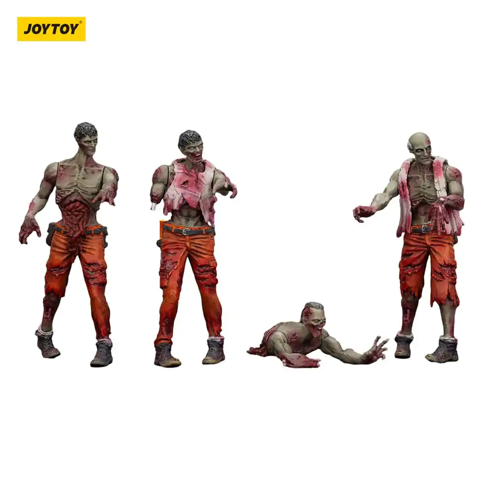 Zombie Dark Source akcijske figure, set od 4 mehaničarski tim 8 cm fotografija proizvoda