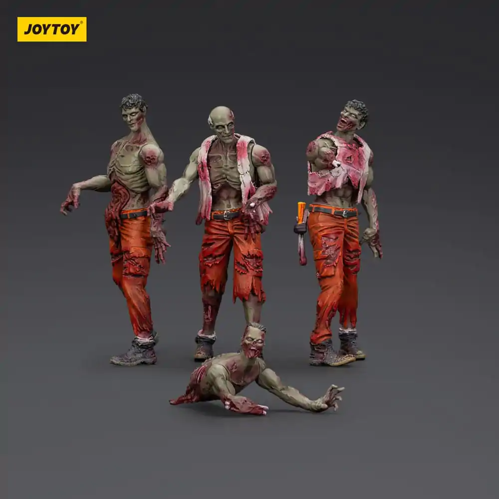 Zombie Dark Source akcijske figure, set od 4 mehaničarski tim 8 cm fotografija proizvoda