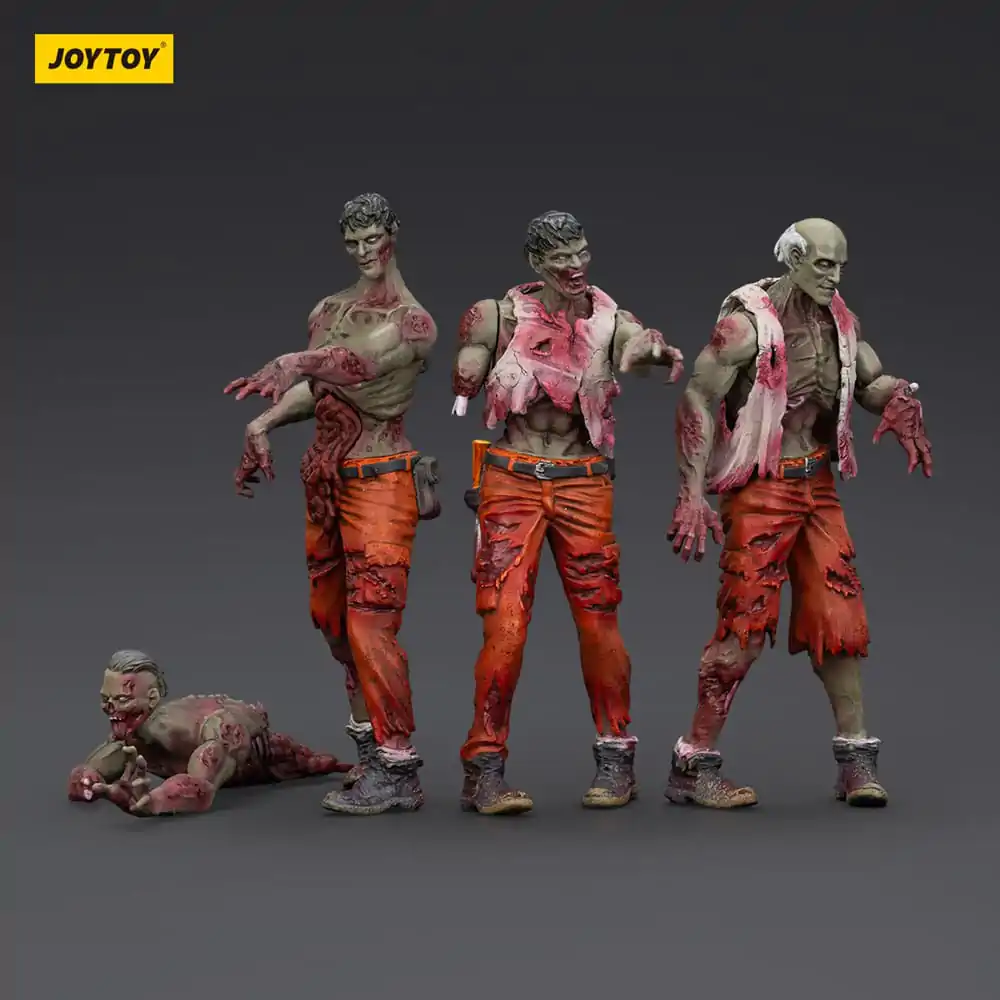 Zombie Dark Source akcijske figure, set od 4 mehaničarski tim 8 cm fotografija proizvoda