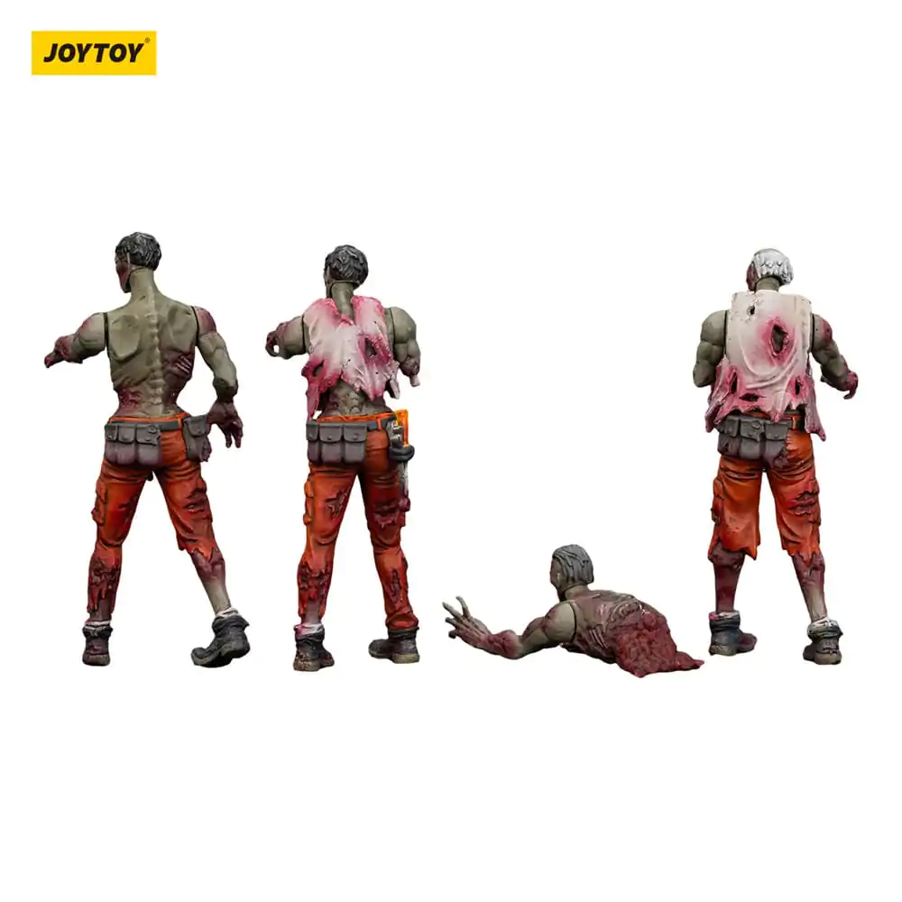 Zombie Dark Source akcijske figure, set od 4 mehaničarski tim 8 cm fotografija proizvoda