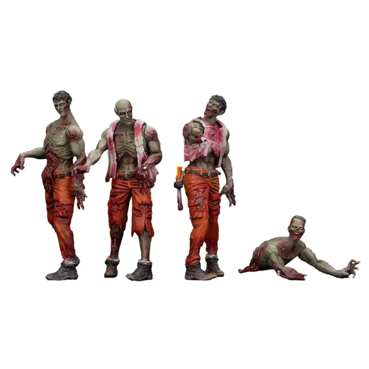 Zombie Dark Source akcijske figure, set od 4 mehaničarski tim 8 cm fotografija proizvoda