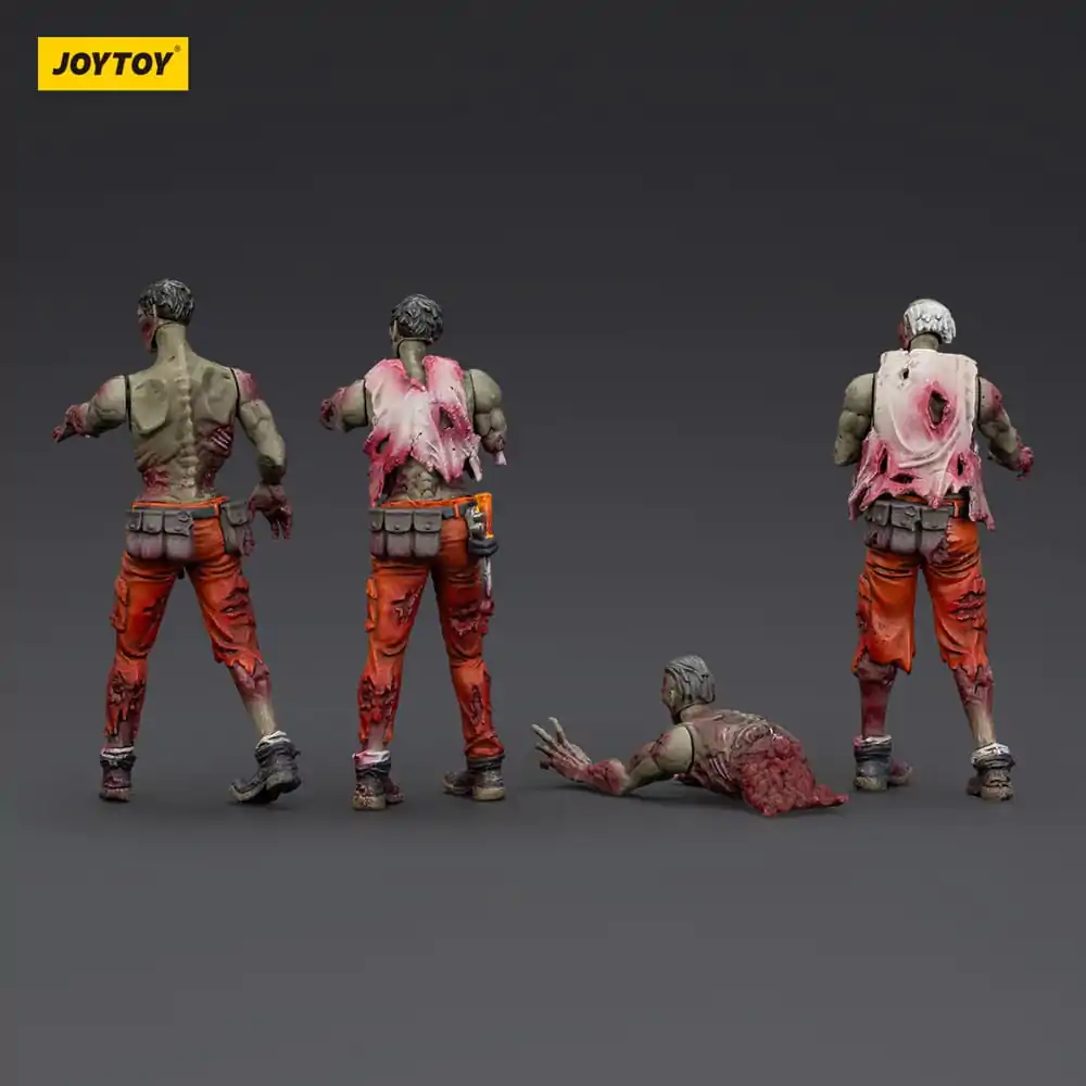 Zombie Dark Source akcijske figure, set od 4 mehaničarski tim 8 cm fotografija proizvoda