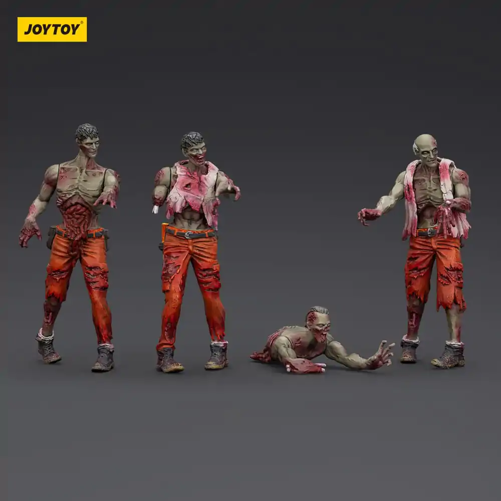 Zombie Dark Source akcijske figure, set od 4 mehaničarski tim 8 cm fotografija proizvoda