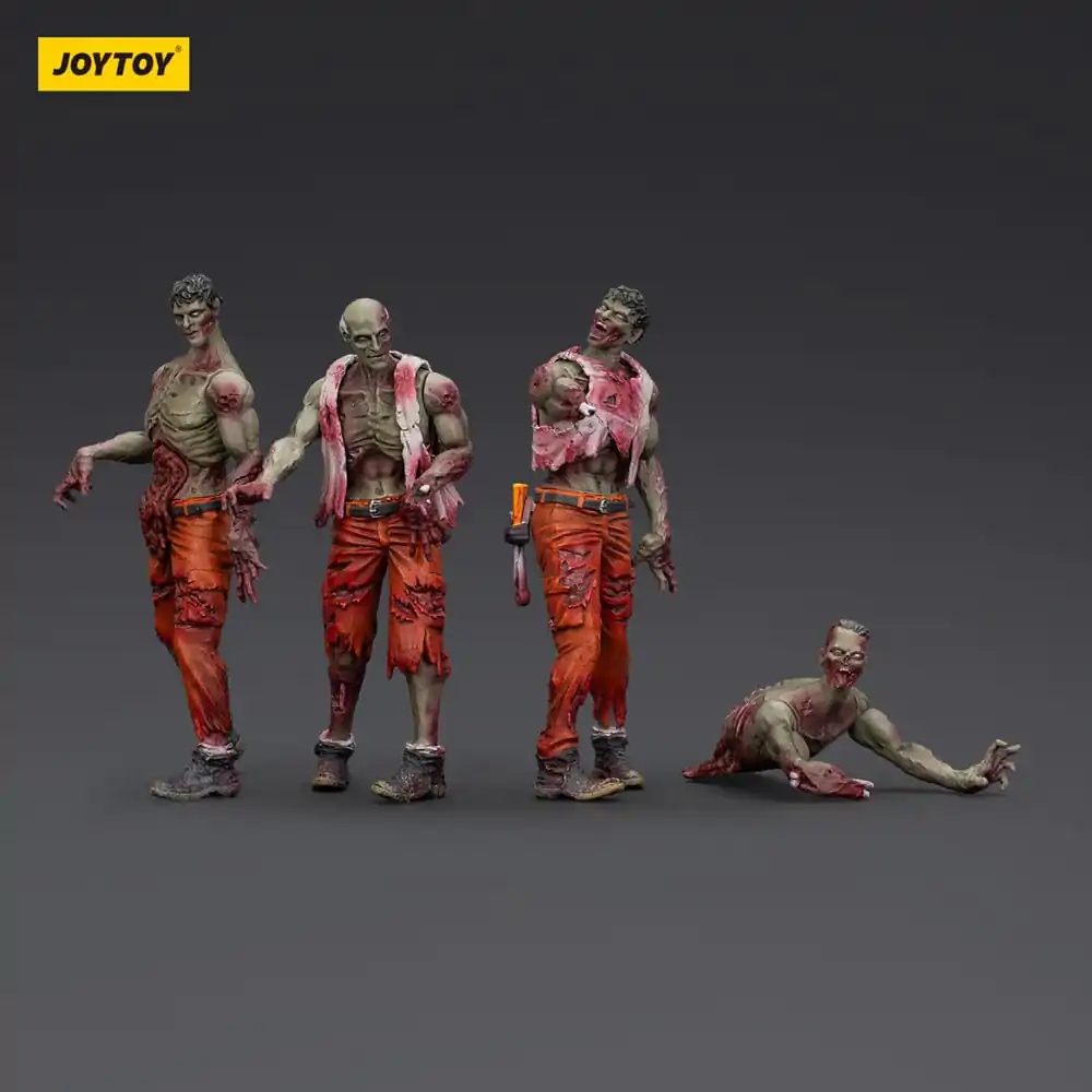 Zombie Dark Source akcijske figure, set od 4 mehaničarski tim 8 cm fotografija proizvoda