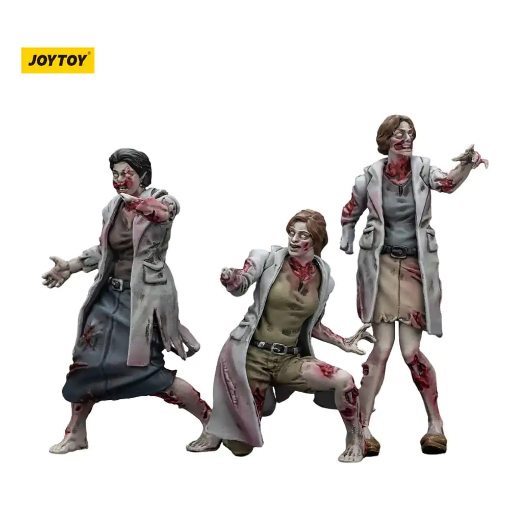 Zombie Dark Source akcijske figure 3-Pack Medics 8 cm fotografija proizvoda