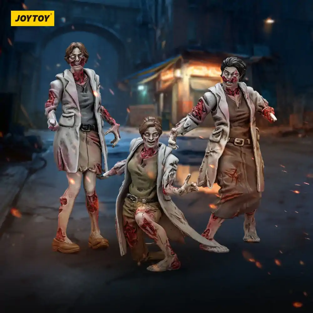 Zombie Dark Source akcijske figure 3-Pack Medics 8 cm fotografija proizvoda