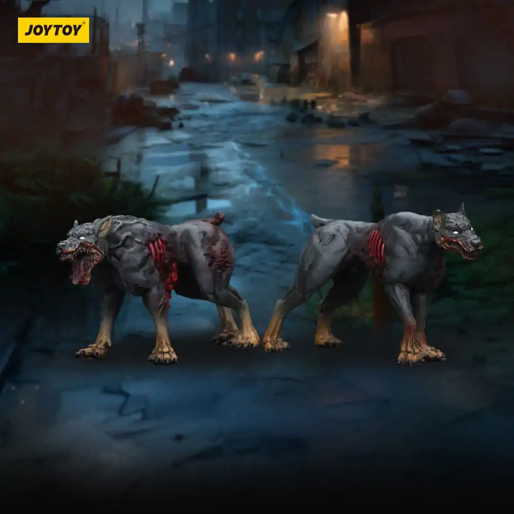Zombie Dark Source akcijske figure 2-Pack policijski psi 8 cm fotografija proizvoda