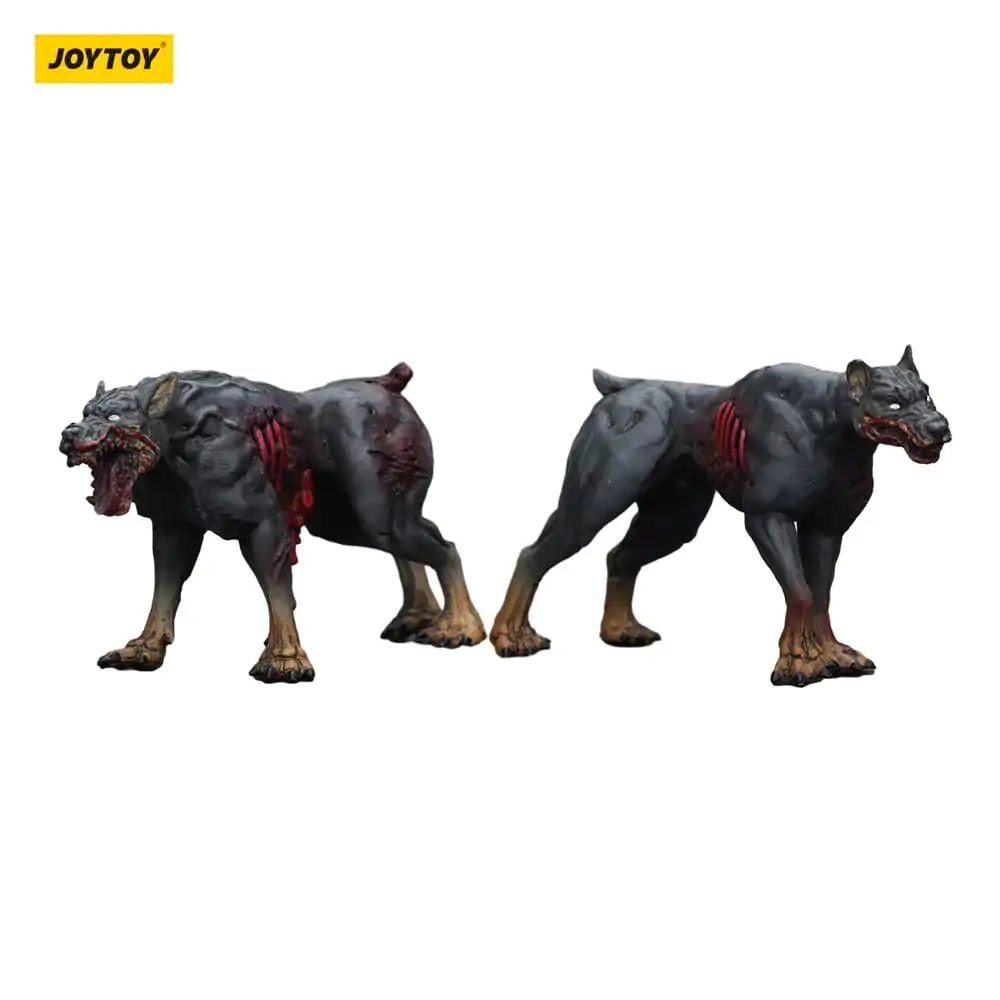 Zombie Dark Source akcijske figure 2-Pack policijski psi 8 cm fotografija proizvoda