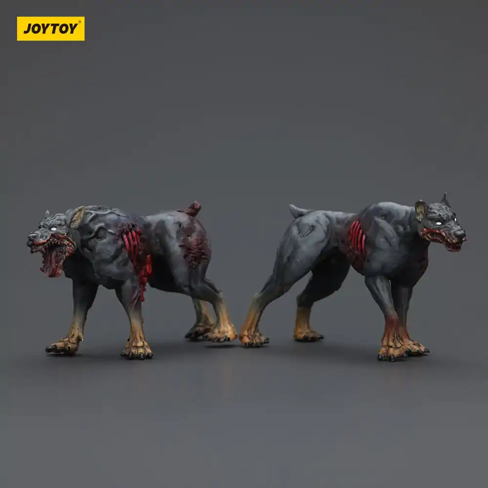 Zombie Dark Source akcijske figure 2-Pack policijski psi 8 cm fotografija proizvoda