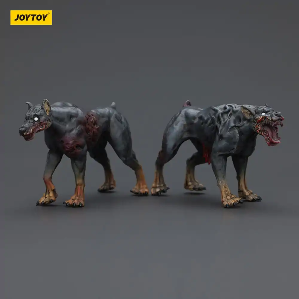 Zombie Dark Source akcijske figure 2-Pack policijski psi 8 cm fotografija proizvoda