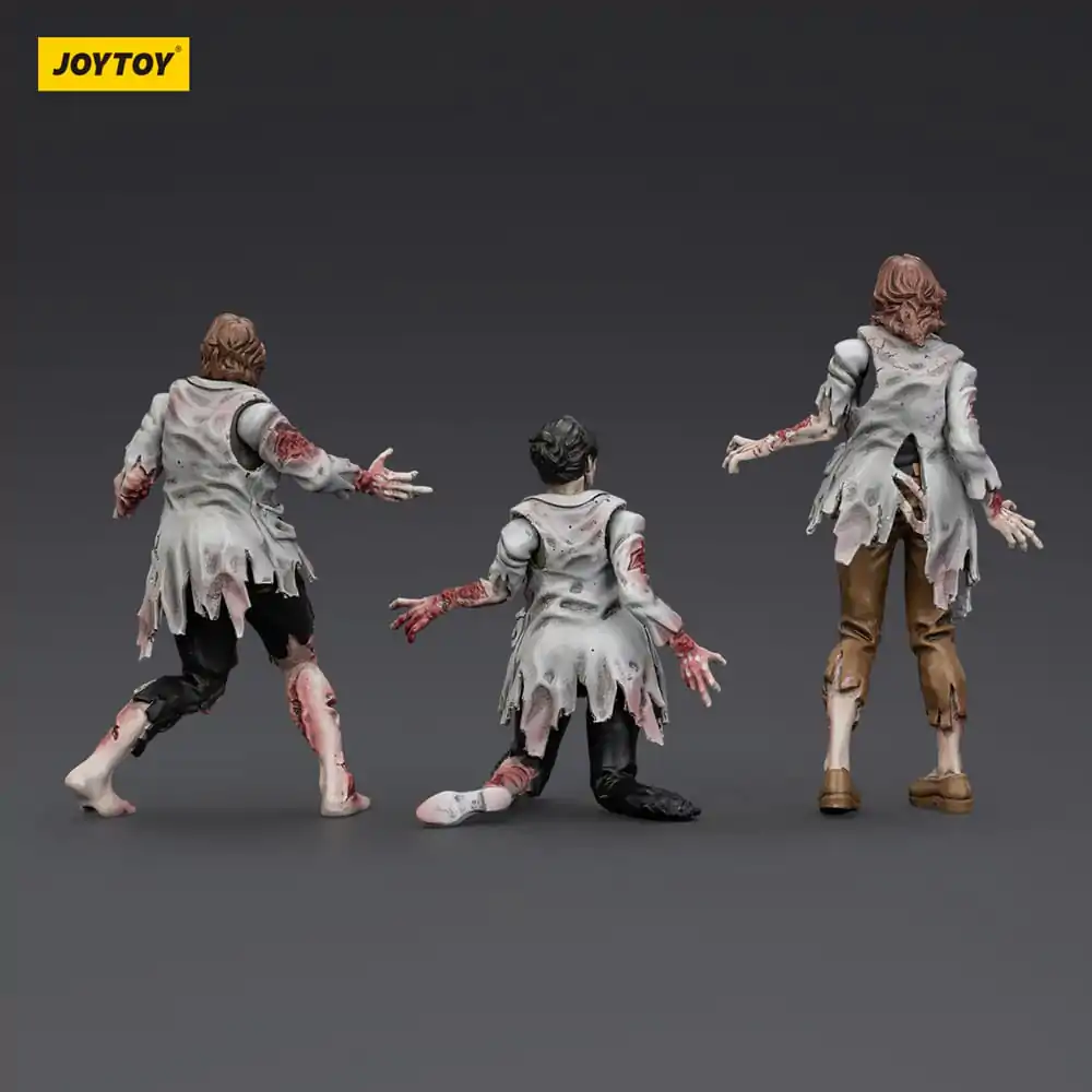 Zombie Dark Source akcijske figure 3-Pack znanstvenici (ženski) 8 cm fotografija proizvoda