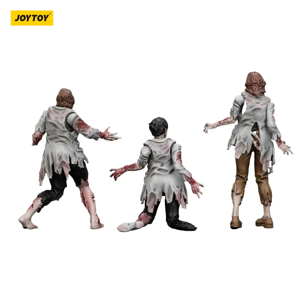 Zombie Dark Source akcijske figure 3-Pack znanstvenici (ženski) 8 cm fotografija proizvoda