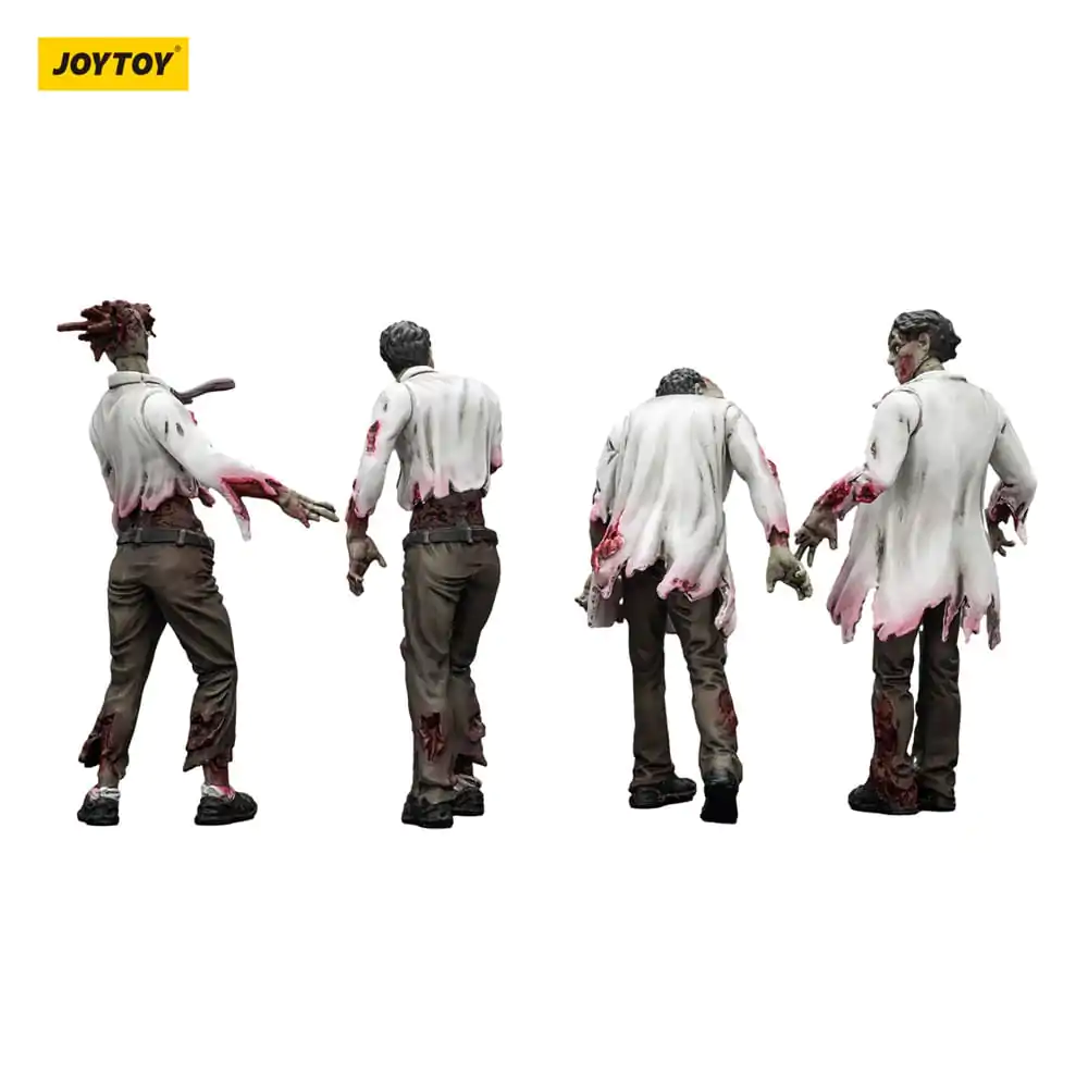 Zombie Dark Source akcijske figure 4-Pack znanstvenici (muški) 8 cm fotografija proizvoda