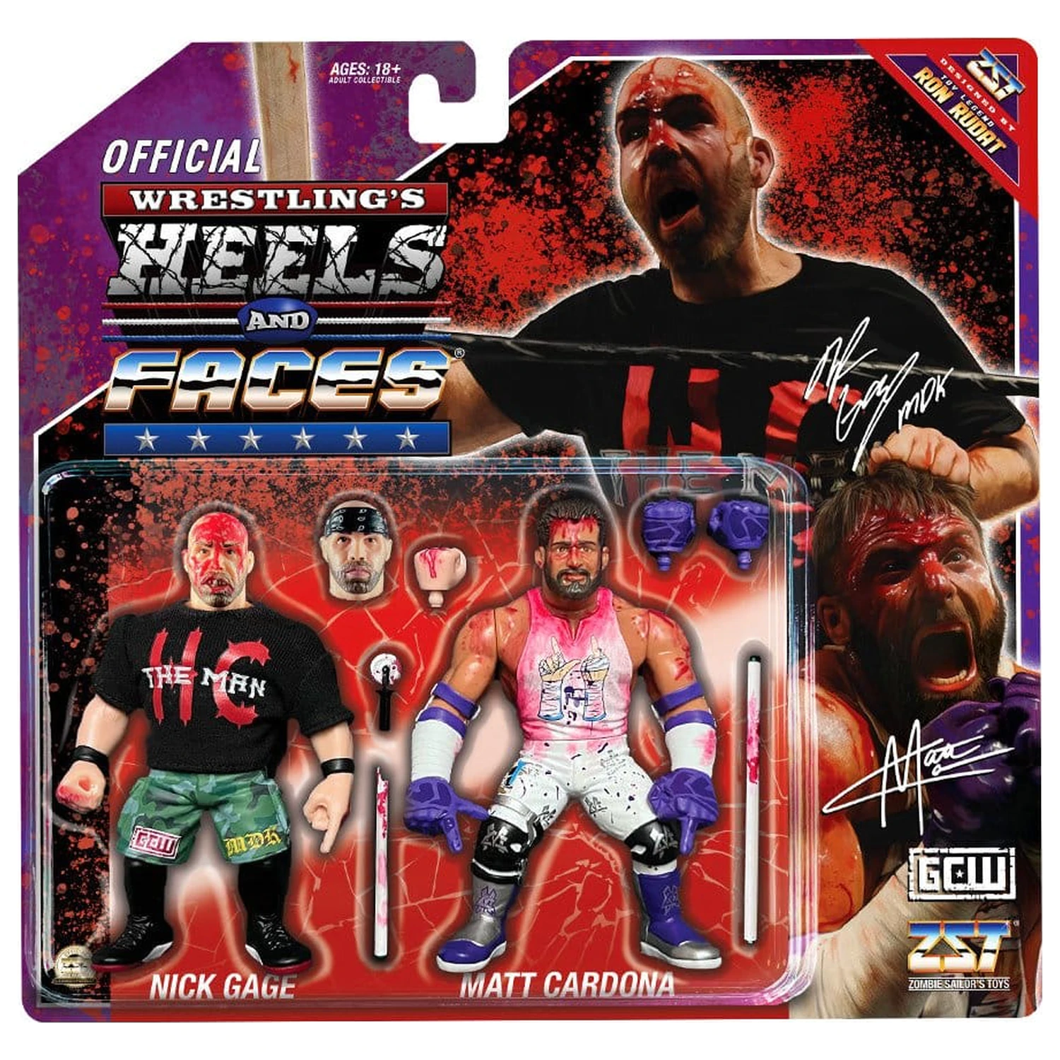 Zombie Sailor's Toys Action Figurice 2 komada Nick Gage vs. Matt Cardona 11 cm fotografija proizvoda